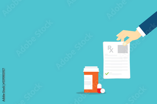 Prescription medicine bottle