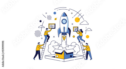 Innovative team collaboration fuels rapid business growth and project launch success
