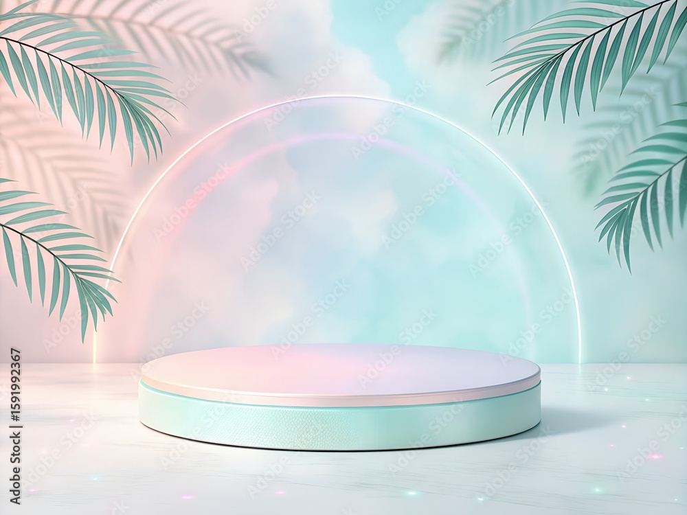 Obraz premium cosmetic cream container