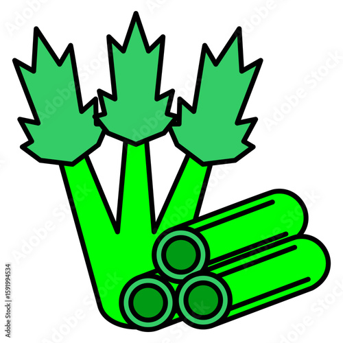 Fiber Outline Color Icon