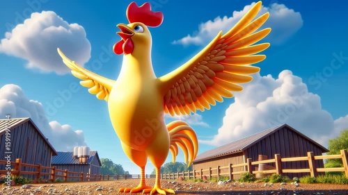 rooster on the roof