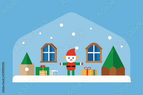 house in winter