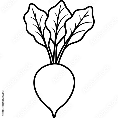 Sugar beet  icon on white background. Simple element from digital disruption collection.