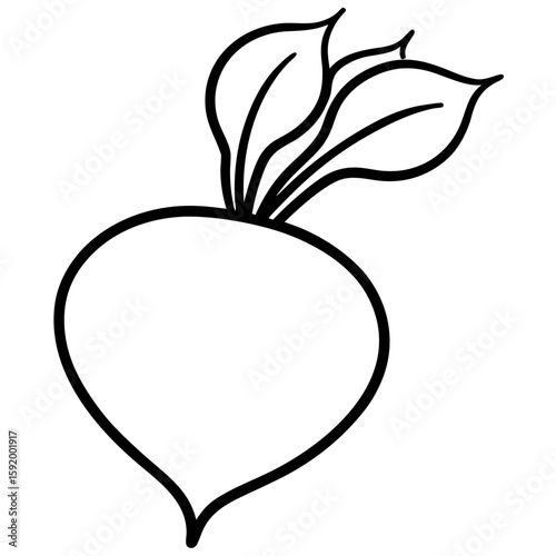Sugar beet  icon on white background. Simple element from digital disruption collection.