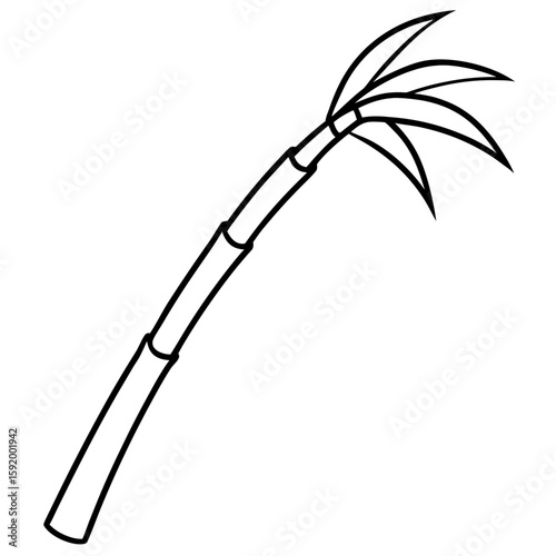 Sugarcane  icon on white background. Simple element from digital disruption collection.