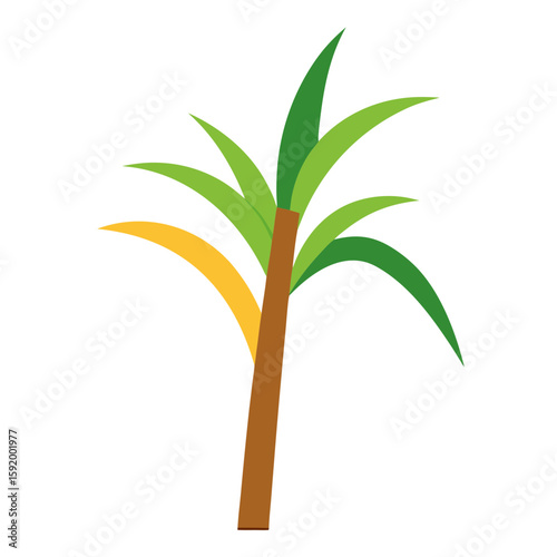 Sugarcane  icon on white background. Simple element from digital disruption collection.