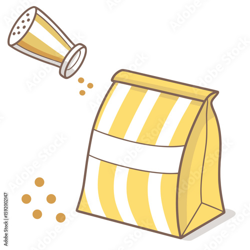 Sugar packet  icon on white background. Simple element from digital disruption collection.