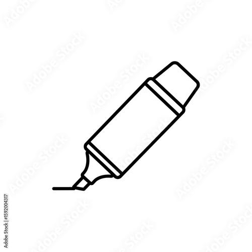 Minimal Icon of Colored Highlighters