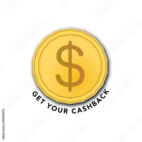 golden dollar sign coin