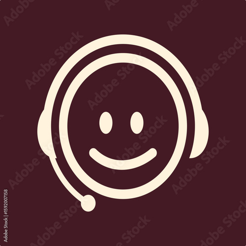 Telemarketers trendy useful important vector Illustration design delightful colorful background