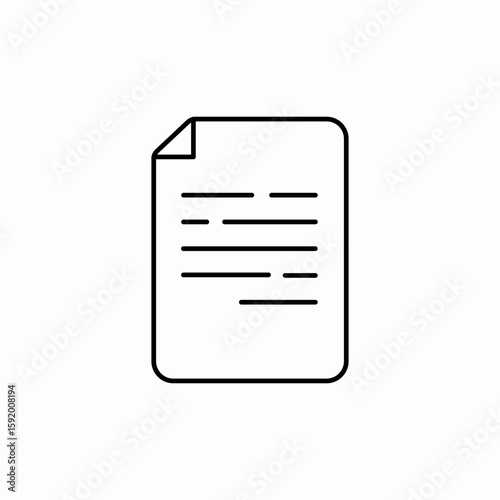 text file icon sign vector