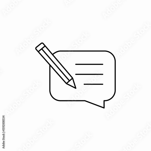 text speech bubble icon sign vector