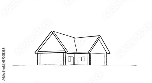 Minimalist house logo icons in a clean,
modern style.