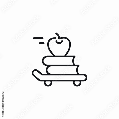 diet studies icon sign vector