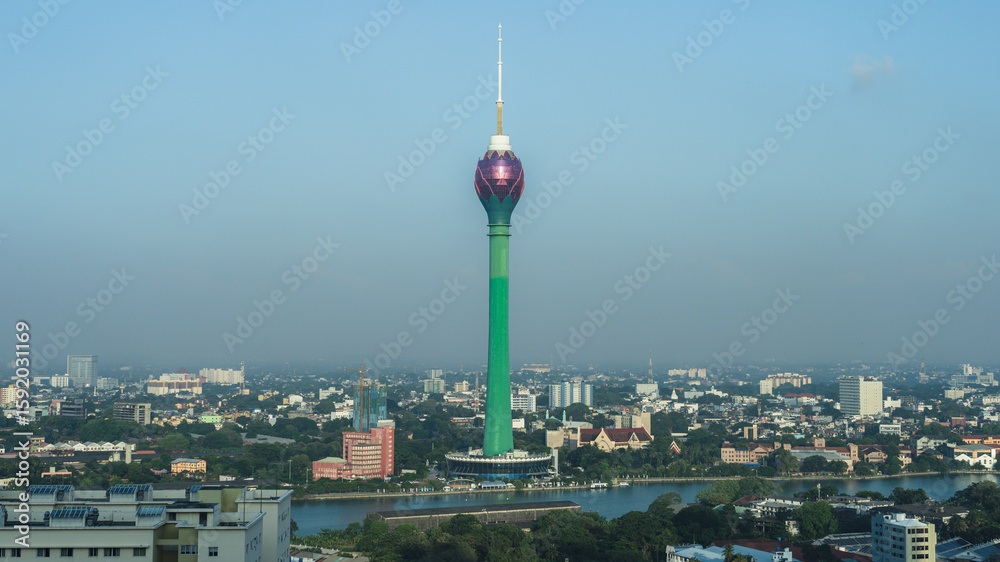 Obraz premium Lotus Tower in Colombo City