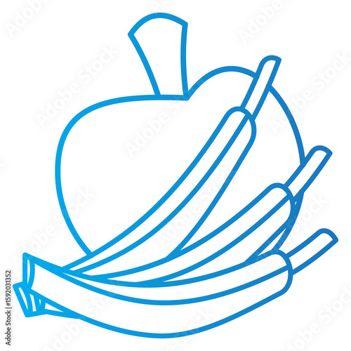 Fruits Gradient Icon