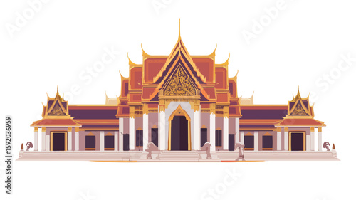 Exquisite Thai Temple Architecture: Cultural Heritage Showcase