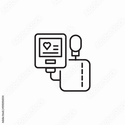cardiology department icon sign vector