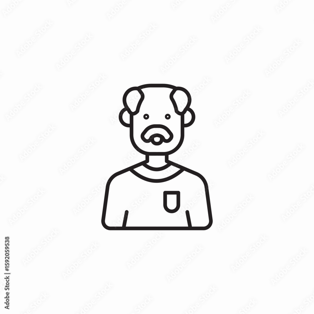 Fototapeta premium geriatric patient icon sign vector
