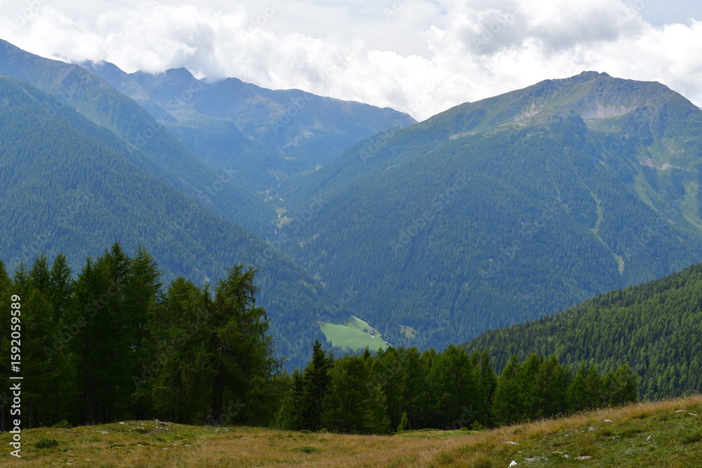 Obraz premium Schöne Landschaft im Ultental in Südtirol 