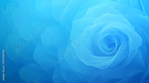 Delicate translucent blue rose petals forming a soft abstract floral background.