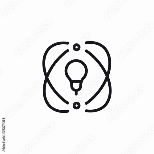 innovation science icon sign vector