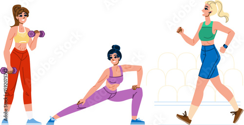 champion sportswoman vector