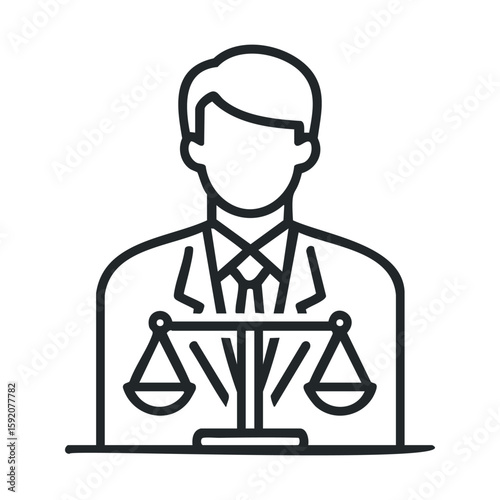 Legal pro representing justice and fairness in law