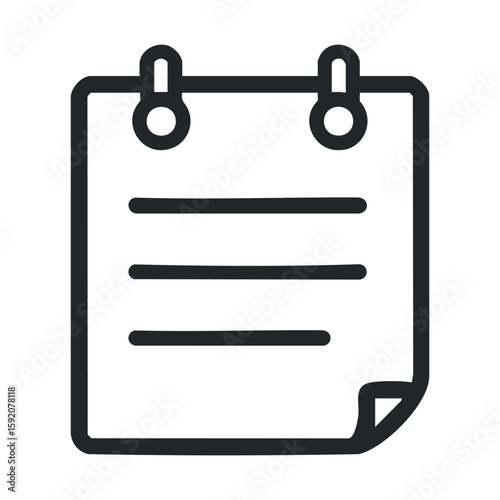 Note taking concept for productivity and organization tasks