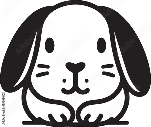 Adorable Dog Face Logo