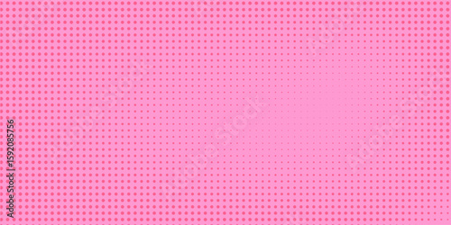 Baby pink pop art background in retro comic style with halftone dots design, vector illustration eps10