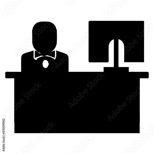 Lobby Black Icon