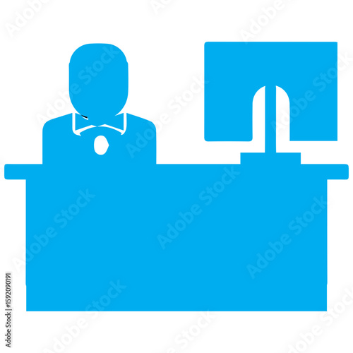 Lobby blue Icon