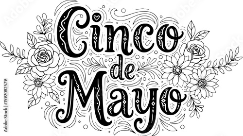 Cinco de Mayo, a celebration of Mexican heritage and victory - Cinco de Mayo T-Shirt Design, Modern calligraphy, Cut Files for Cricut Svg, Typography Vector for poster, banner,flyer and mug