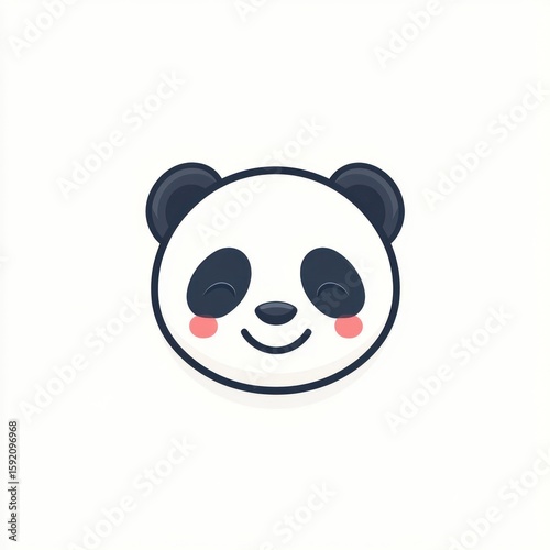 Cute panda head graphic (16)