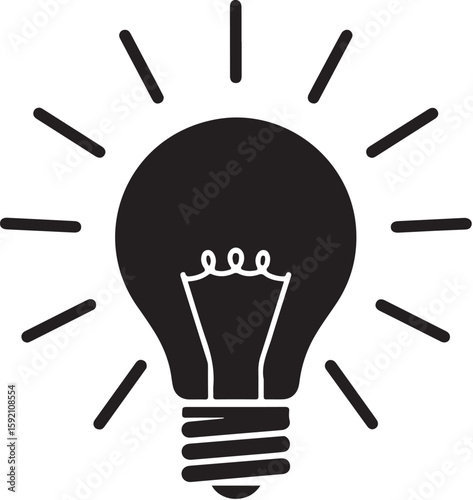 A Symbol of Brilliant Ideas An Illuminated Lightbulb Radiating Creativity and Innovation Showcasing Inspiration Conceptualization and Clever Thought Processes for Problem Solving