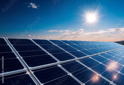 solar panels on the roof