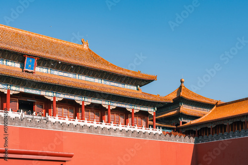 architecture style of forbidden city beijing