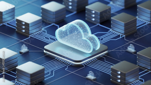 Digital cloud network data storage cloud computing