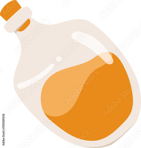 Halloween Poison Bottle and Magic Potion Vector Set – Spooky Cartoon Icons and Witchcraft Elements