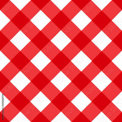 red and white checkered pattern
