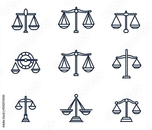 Various illustrations of scales