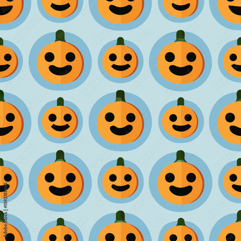 Obraz premium pattern with funny monsters