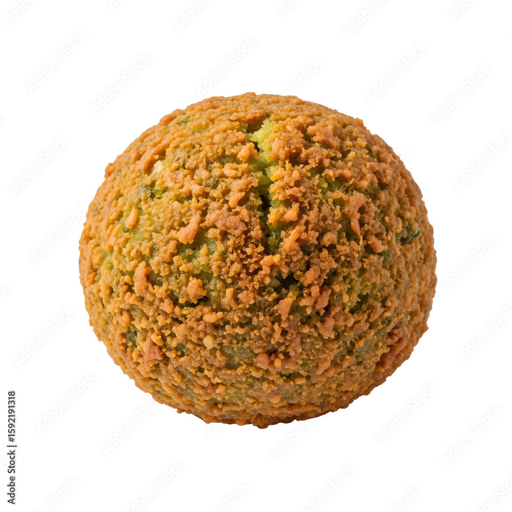 Fototapeta premium Crispy Fried Falafel Ball Close-up.