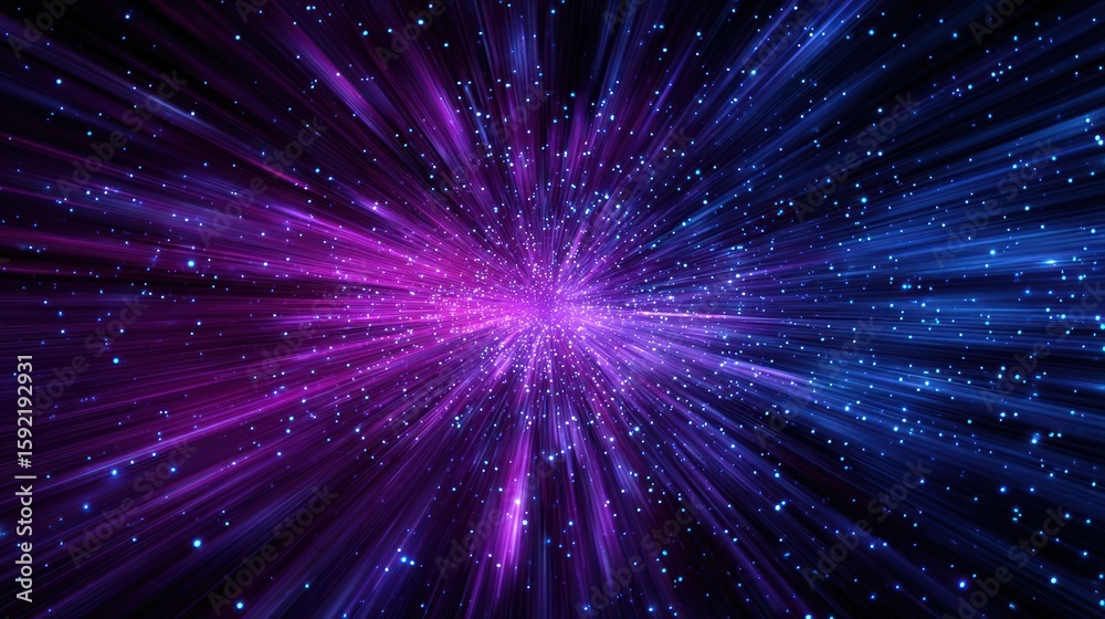 Fototapeta premium Abstract cosmic explosion (1)