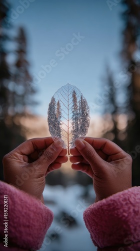 an autumn leaf 