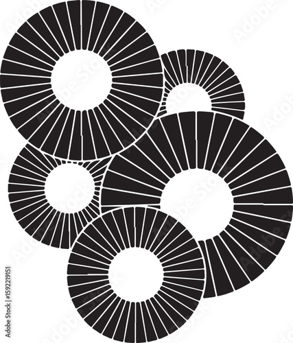 Circular Radial Chart Vector Bundle

