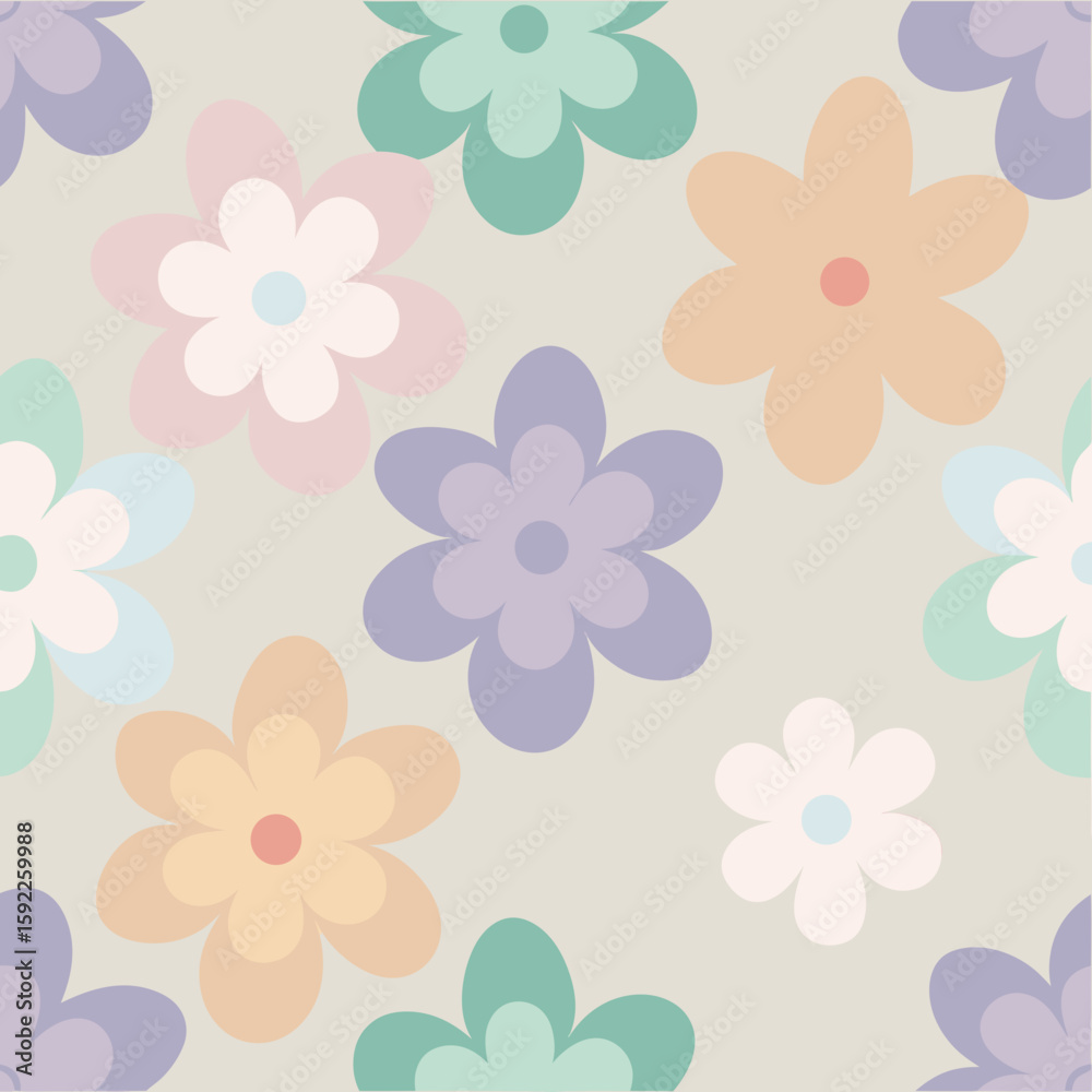 Fototapeta premium pattern with flowers