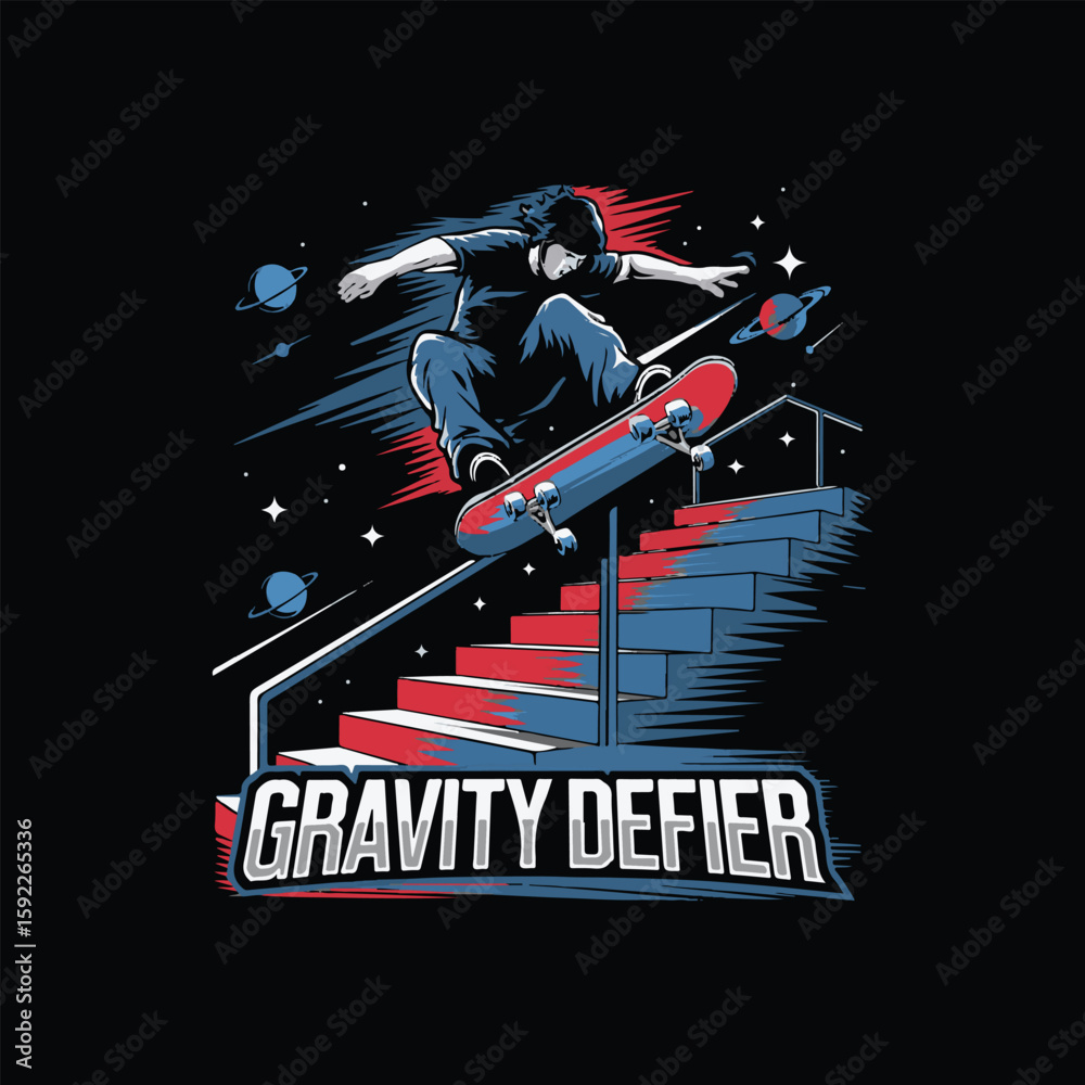 Obraz premium slating t shirt design