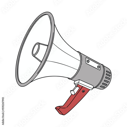 Loudspeaker Announcement Megaphone Bullhorn Public Address System